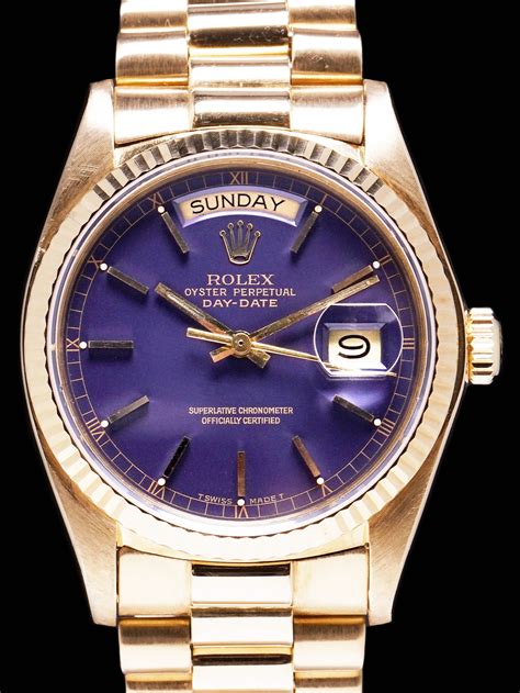 purple dial rolex watch|purple dial rolex day date.